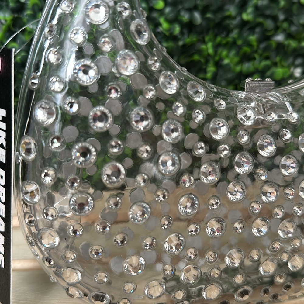 Like Dreams Clear Crystal Clutch Bag #11 - Picture 2 of 7